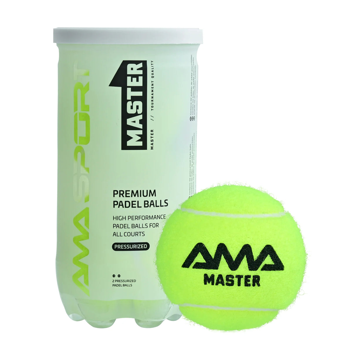 VOLEA Tournament Padel Balls — Pack of 3